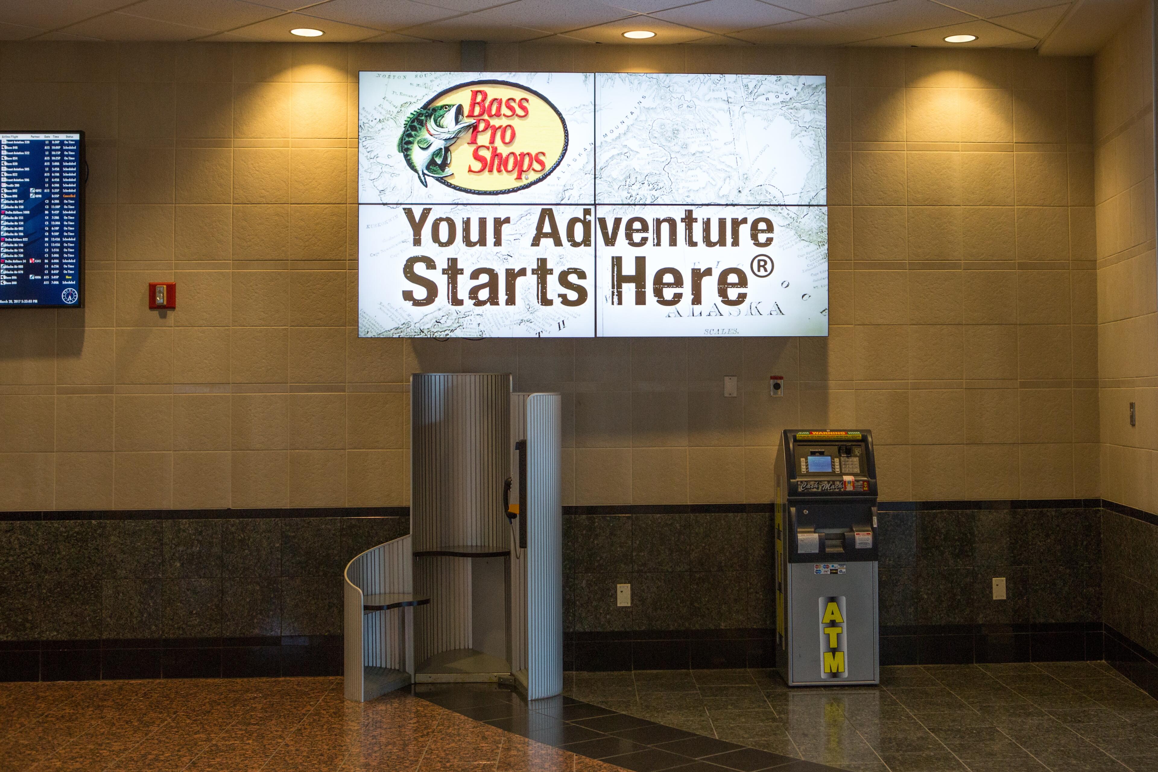 Bag Claim 13 Dedicated Video Wall Alaska Channel