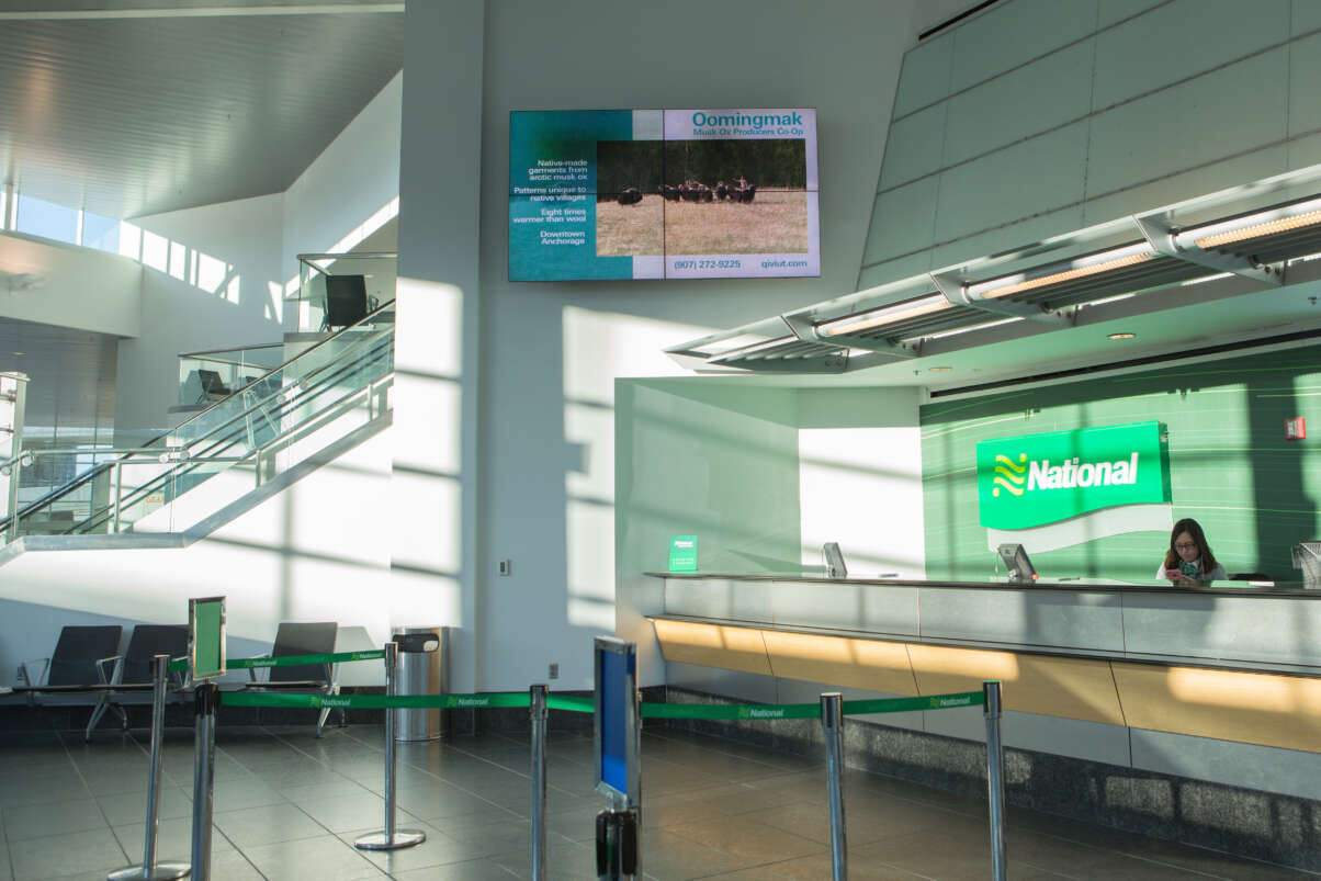 Car Rental Video Wall Alaska Channel