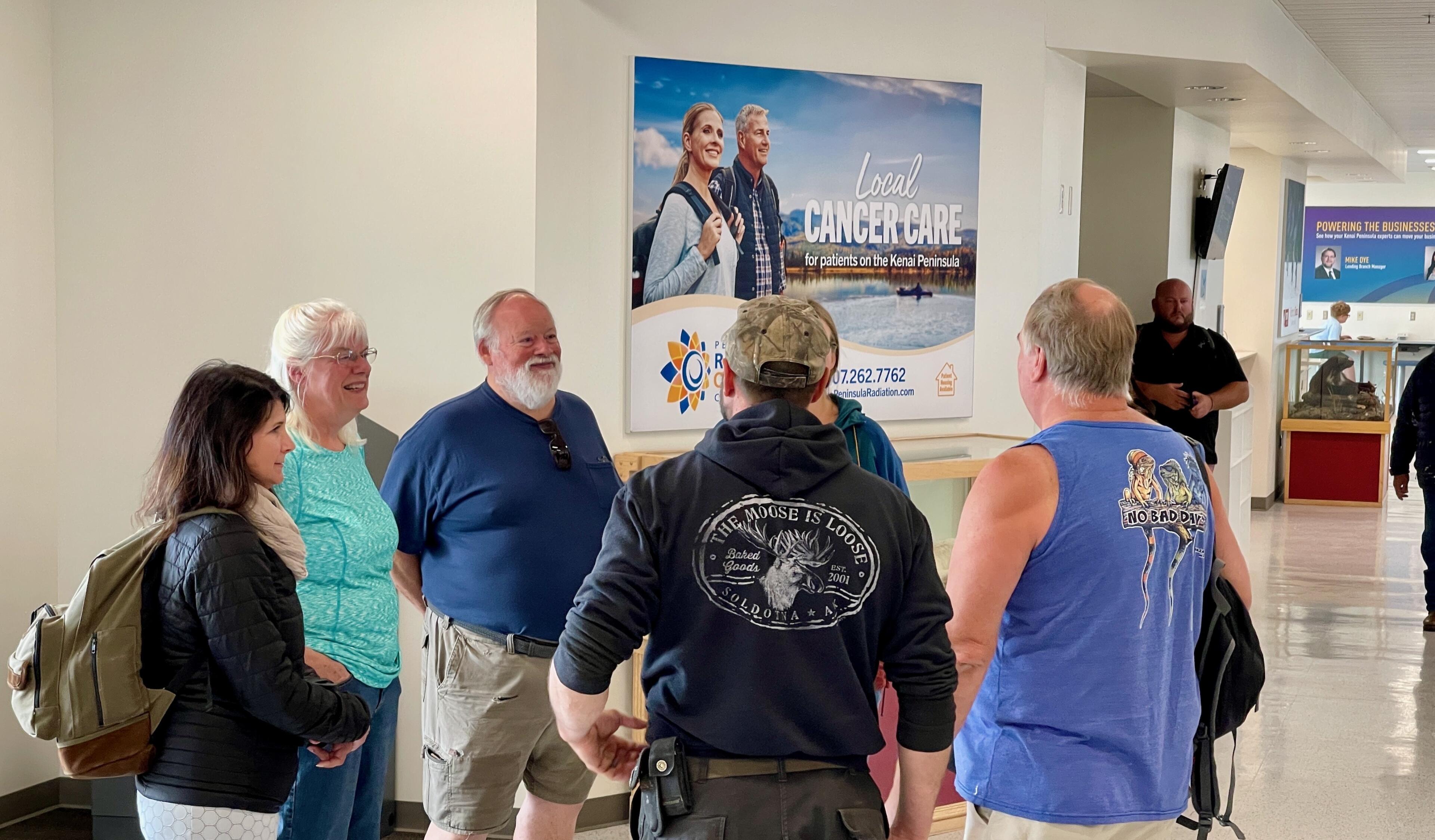 Arrivals Tension Fabric Display Alaska Channel