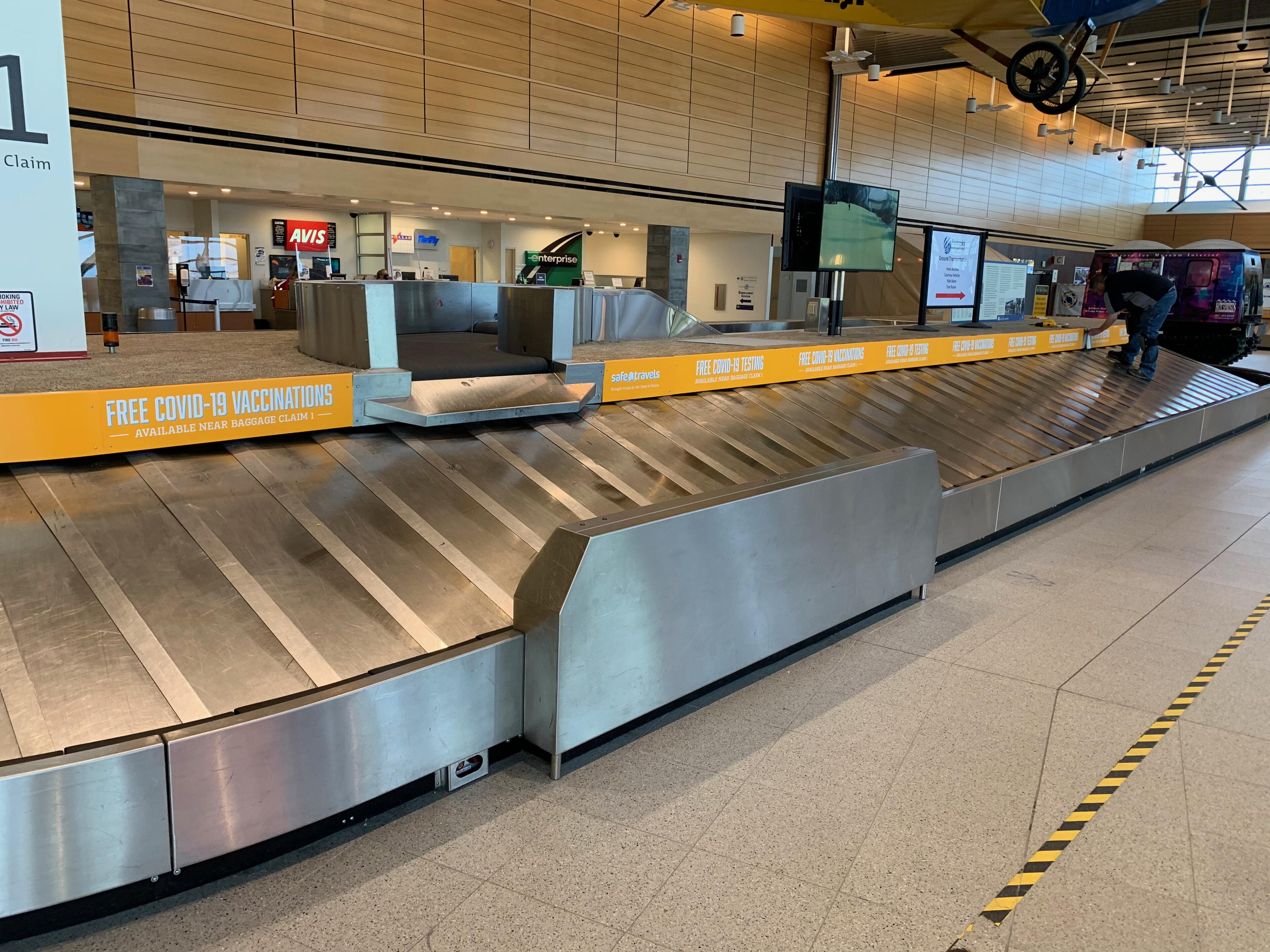 Baggage Carousel 12 Soffit Wraps Alaska Channel