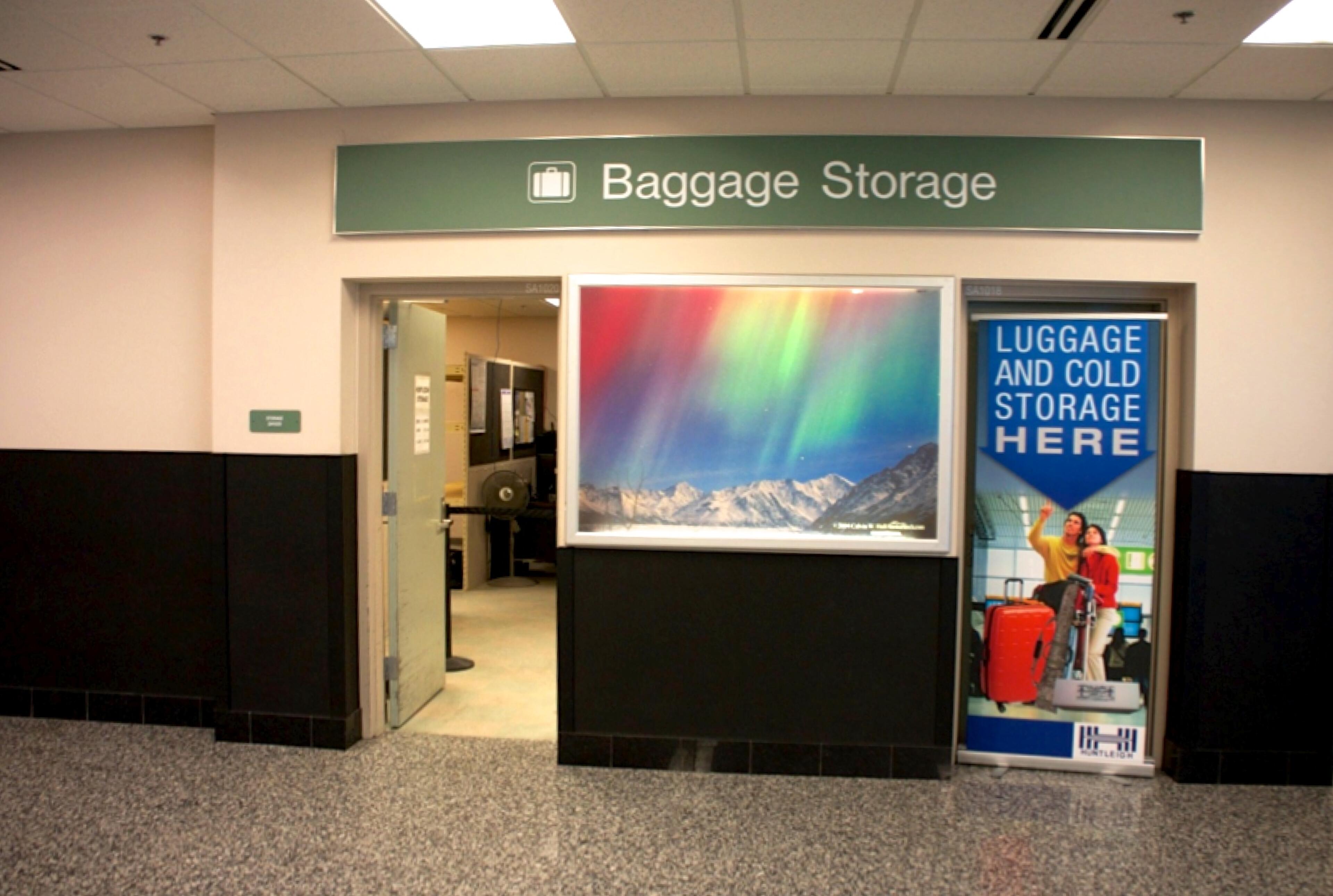 Bag Claim 45 Backlit (by Baggage Storage) Alaska Channel