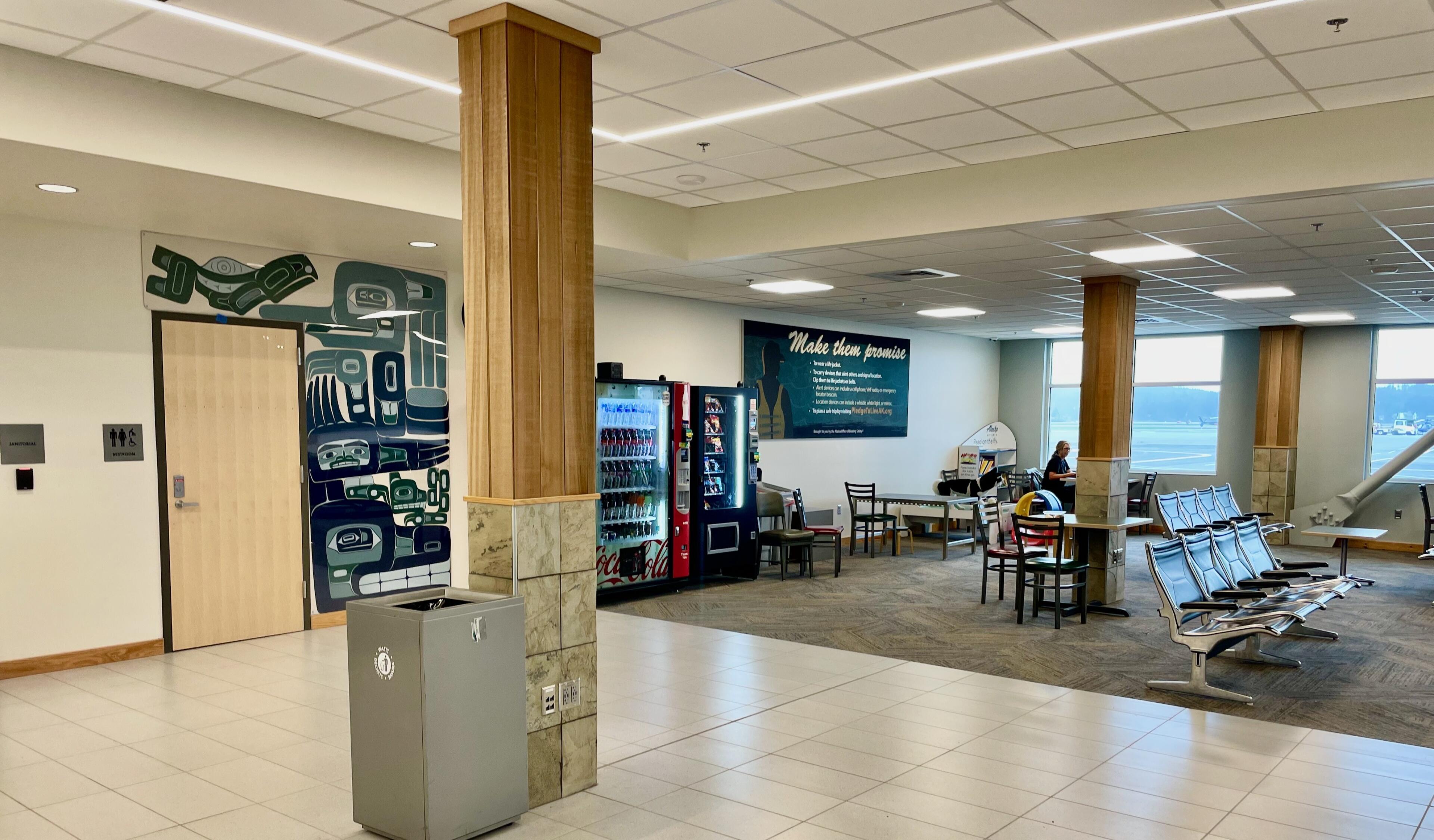 Regional Concourse Tension Fabric Display Alaska Channel